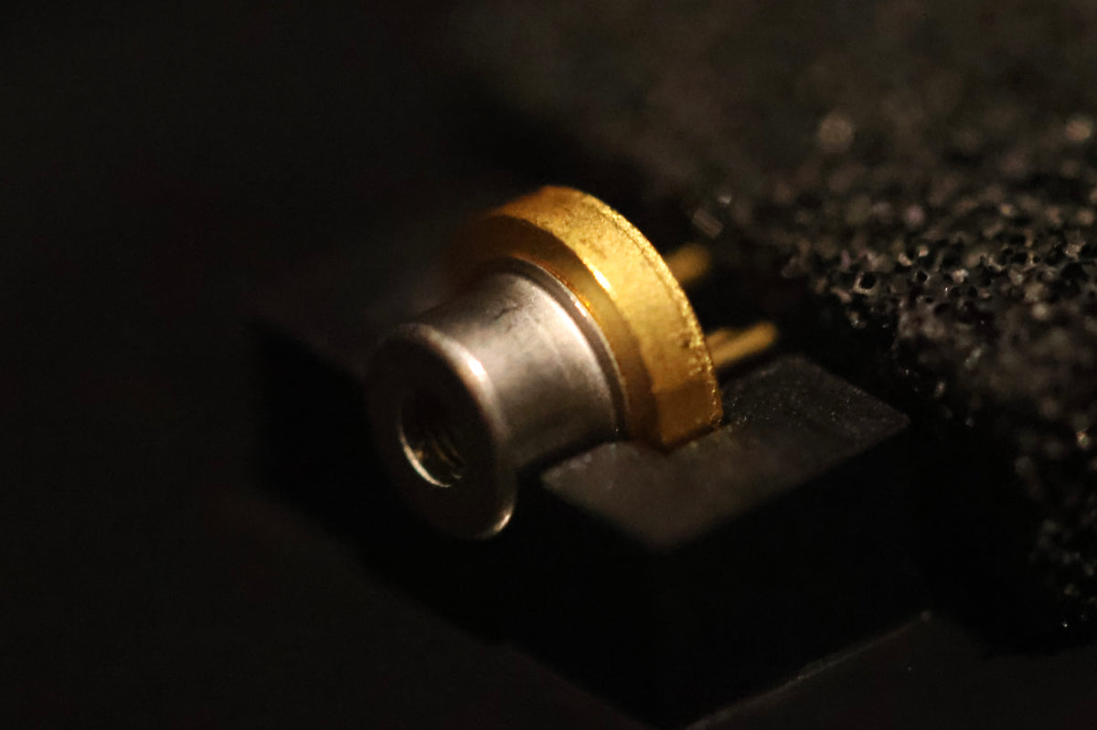 Laser diode close-up